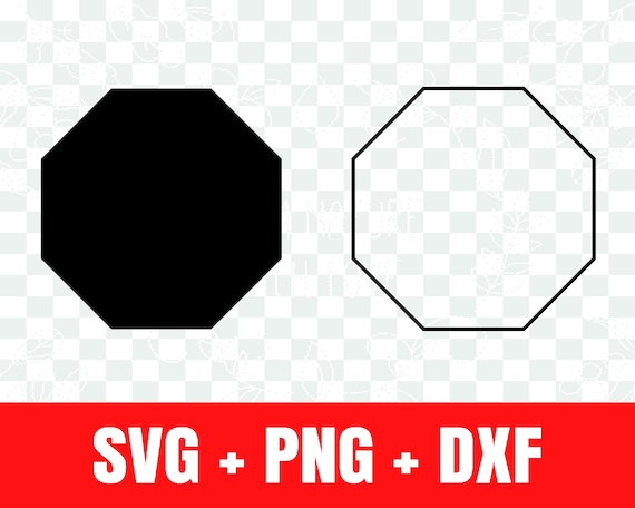 Octagon Svg , Octagon Silhouette Svg, Octagon Outline Svg 