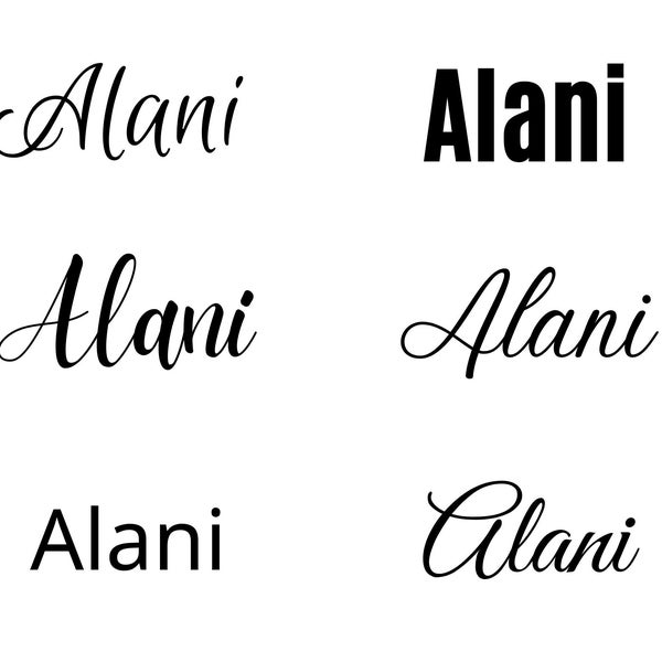 Alani Clipart Svg - Etsy New Zealand