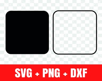 Rounded Square svg , Rounded Square silhouette svg, Rounded Square outline svg