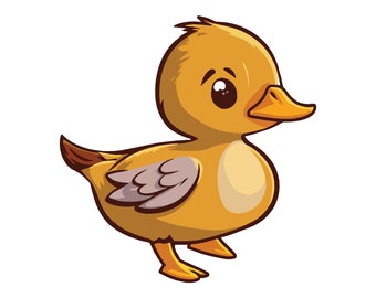 Cartoon Duck SVG, Duck Clip Art, Duck Clipart, Duck Cricut svg