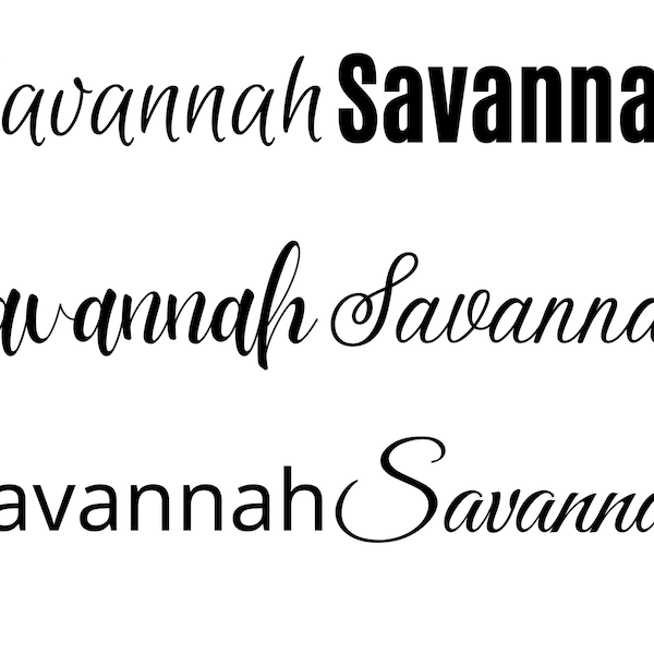 Savannah svg , Savannah Baby Name svg, Savannah Wedding Name svg