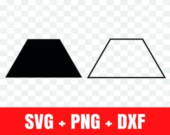 Trapezoid svg , Trapezoid silhouette svg, Trapezoid outline svg