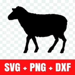 Pecora svg, Sheep silhouette svg
