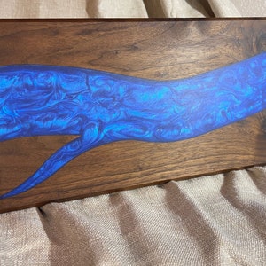 Walnut Charcuterie Board with Epoxy Inlay