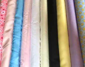 Fabric Remnants / Fabric With Imperfections// Discount fabric, End of roll fabric, Lining fabric, Pointelle fabric, Pink fabric