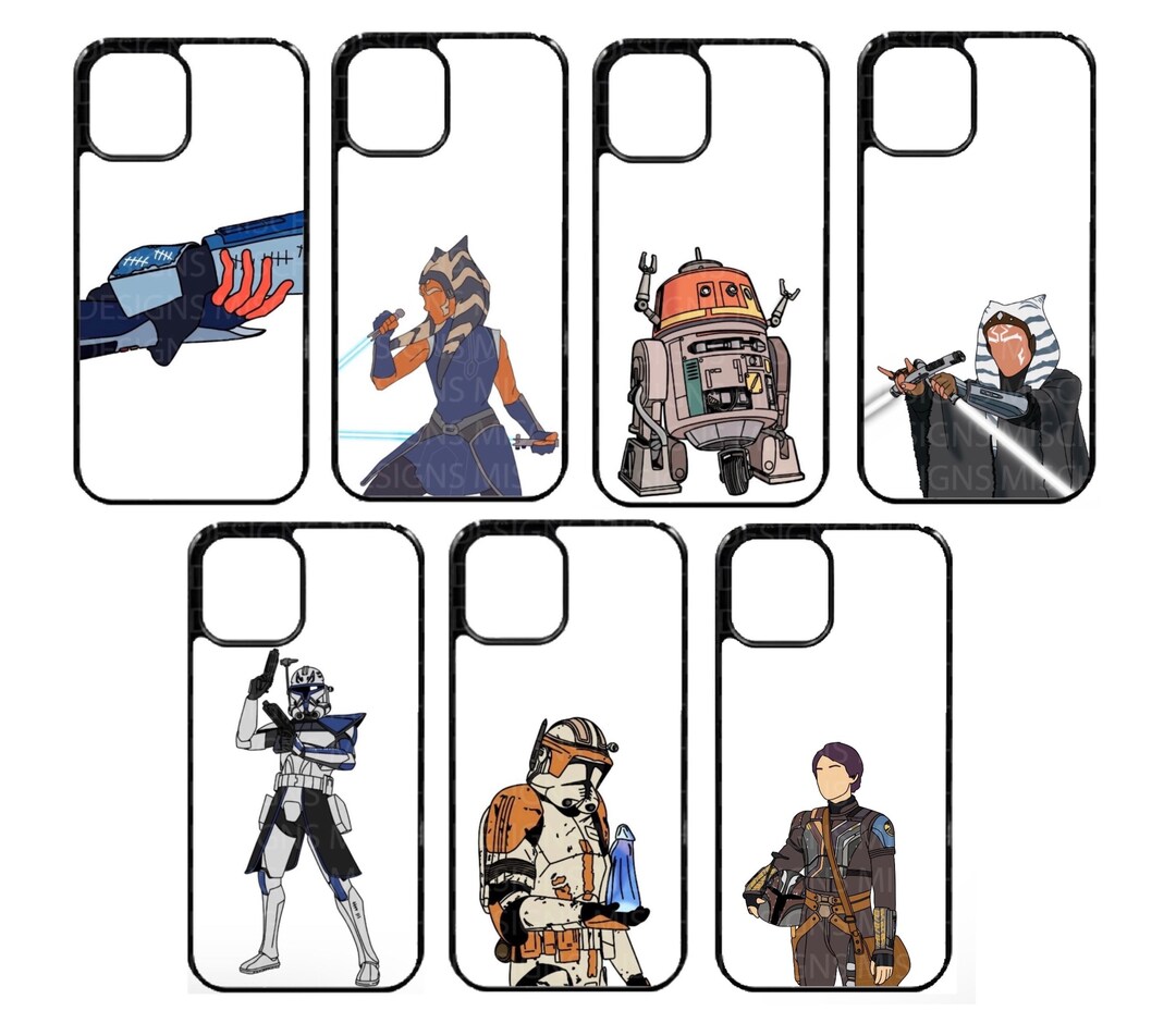 Ahsoka Tano Phone Case Captain Rex Commander Cody Star Wars Case