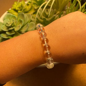 Clear quartz bracelet
