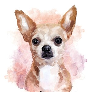 Watercolor pet portrait from photo, Custom pet portrait, Dog Portrait from Photos, Pet Painting, Pet Memorial, Dog Portrait, Memorial gift