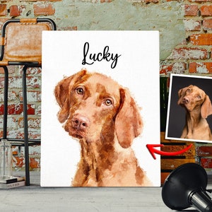 Dog portrait custom painting, Drawing from photo, Custom pet portrait digital, Dog Painting, Watercolor Dog Portrait, Royal pet portrait