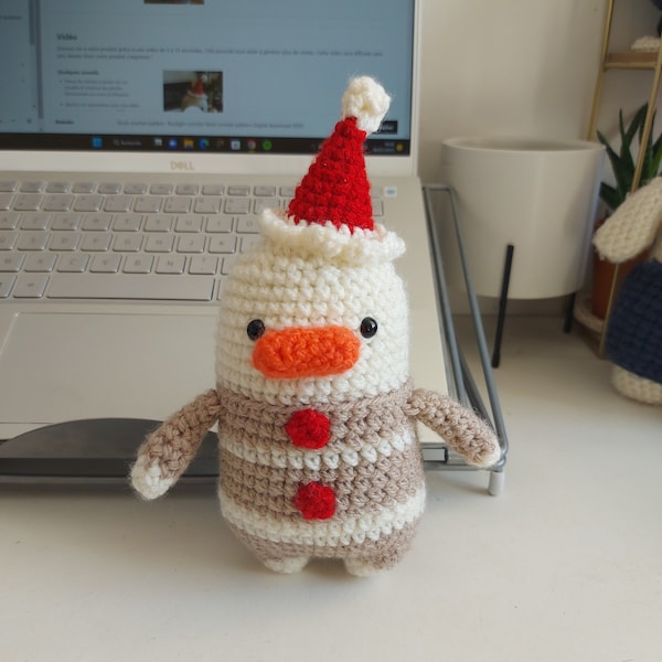 Duck crochet pattern-Noel crochet pattern-Digital download (PDF)