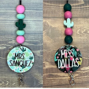 Cactus Lanyard (NEW - 2 colors to choose from!!)