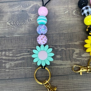 Flower Lanyard; Daisy Lanyard; Sunflower Lanyard; Teacher Lanyard ...