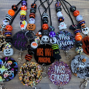 Design your own Halloween Lanyard, Personalized Halloween Lanyard