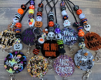 Design your own Halloween Lanyard, Personalized Halloween Lanyard