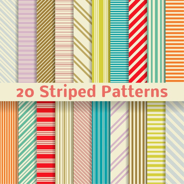 Vertical Stripe Wallpaper Etsy