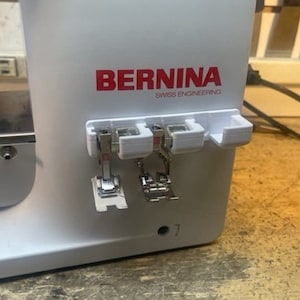 Bernina 9 mm Stick on Presser Feet Rack (holds 3 Feet) - Newest Bernina Coded Feet