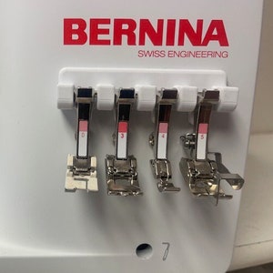 Bernina 5 mm Stick on 4 Presser Feet Rack