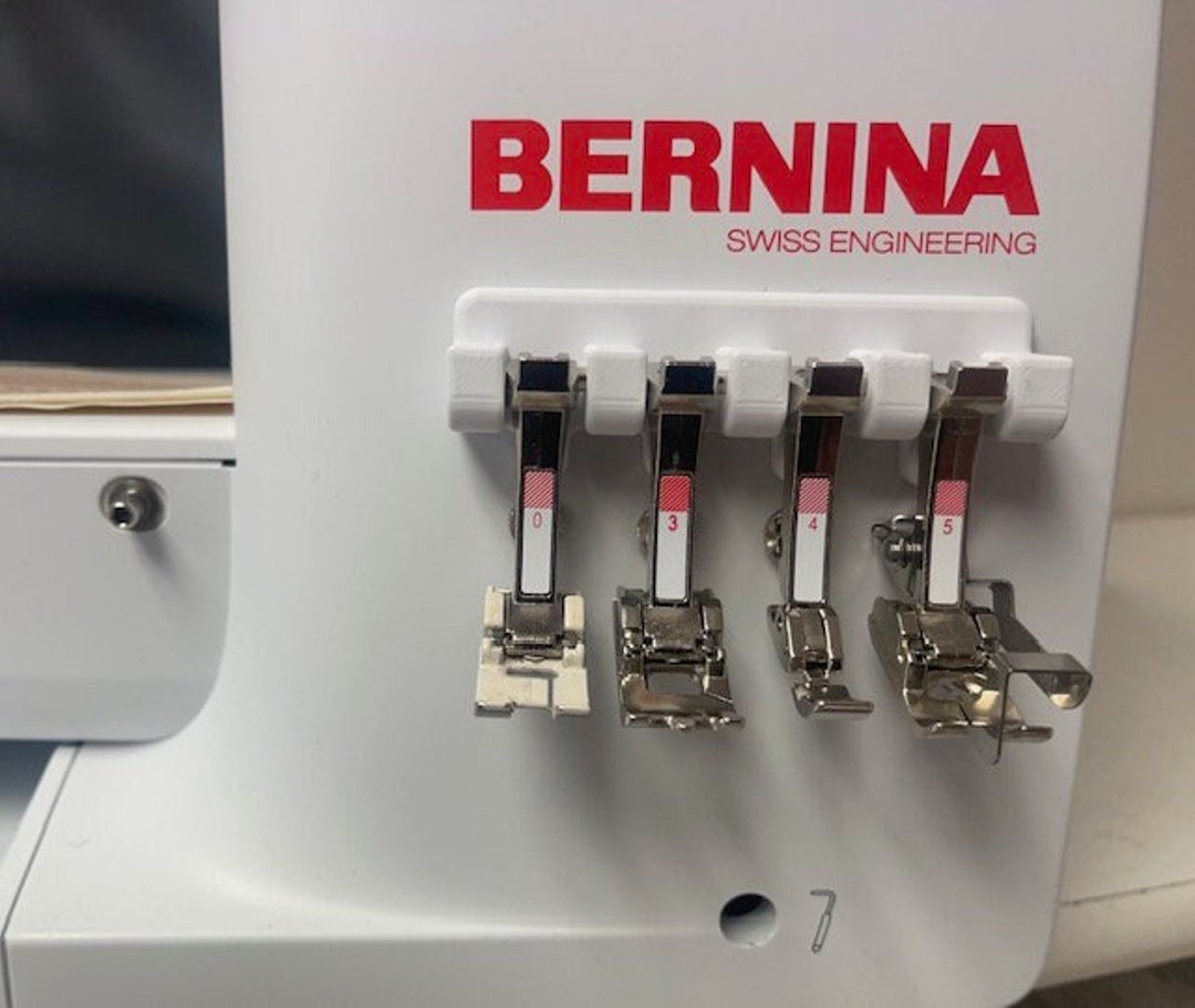 Bernina 5 Mm Stick on 4 Presser Feet Rack Etsy