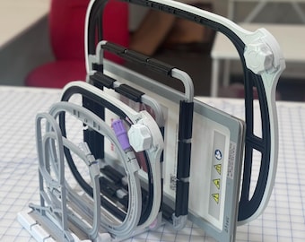Bastidor de sobremesa para aros Bernina con capacidad para 8 aros