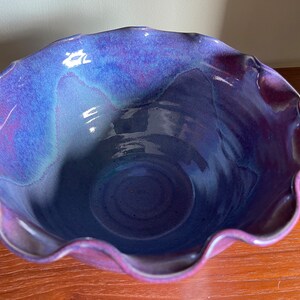 Signed Vintage Floppy Bowl Pottery