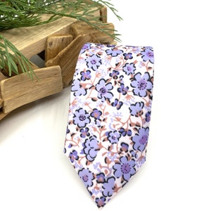 Lavender Floral Ties, Dusty Rose Floral Ties, Wedding Floral Ties, Groomsmen Tie, Groom Gift Tie, Groom Tie, Weddings Tie, Matching Bow Tie
