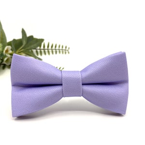 Lilac Bow Tie: Wedding, Groomsman, Baby, Kids, and Adult Sizes