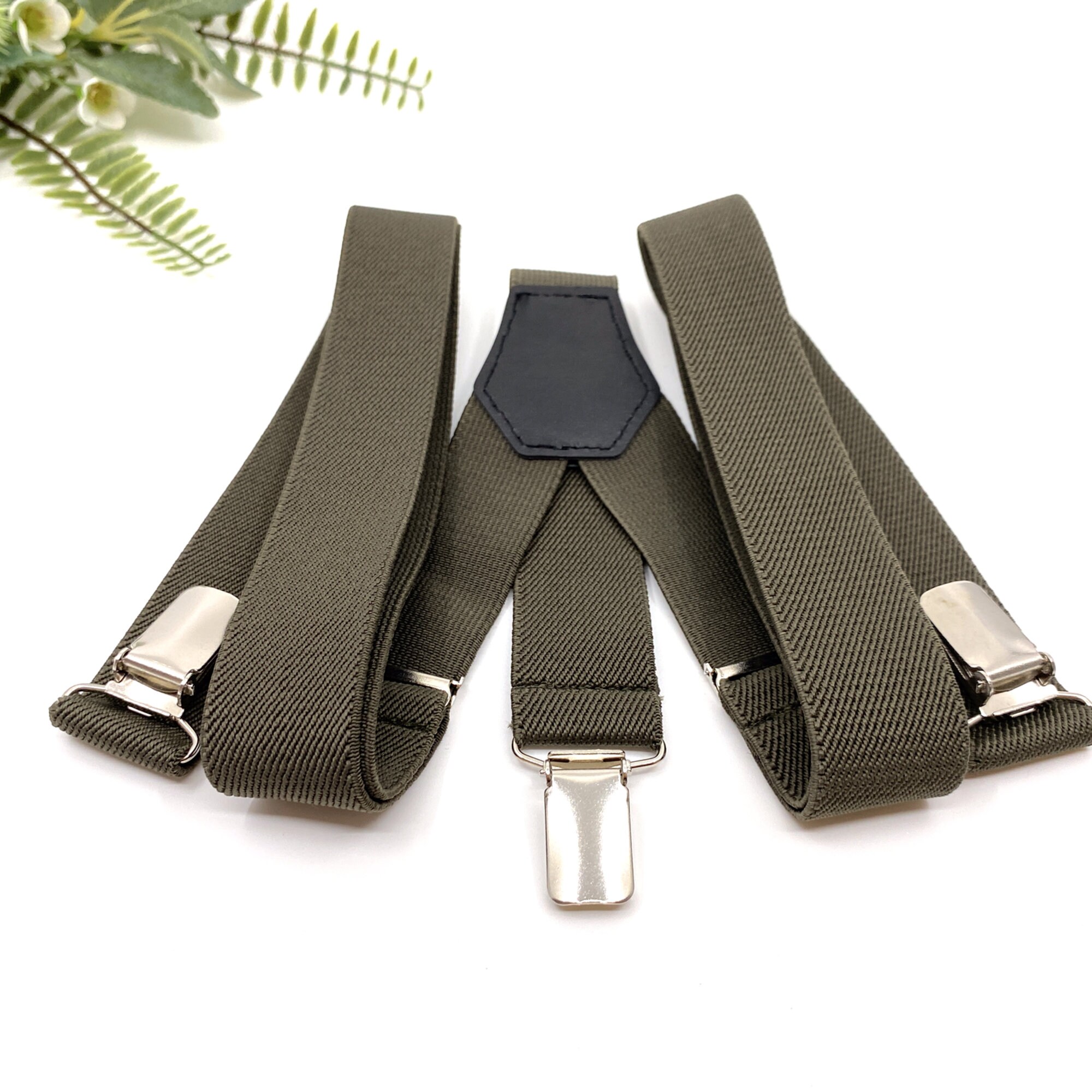 Cool Mens Multi-Color Bow Tie And Suspenders Set - Perfect Wedding Tuxedo Accessories