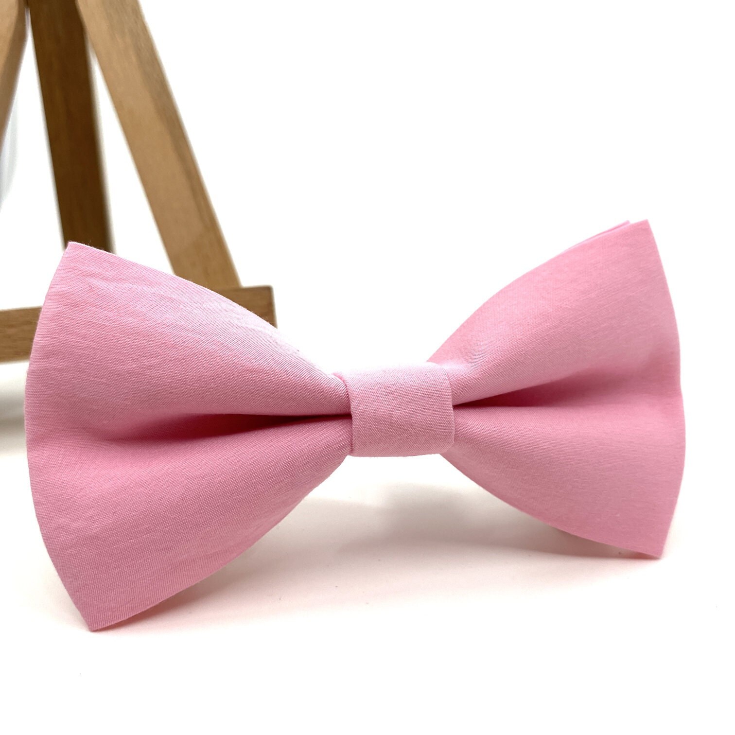 Bow Rosa Blush Pink Bow Tie: Handmade Wedding Groomsmen & Ring Bearer - Etsy
