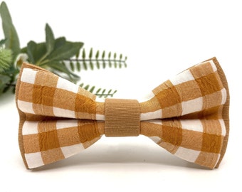 Plaid Bow Tie: Baby, Kids, Adult, Ring Bearer, Groomsman