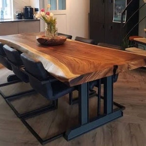 Black Walnut Table, Handmade Table, Live Edge Table, Walnut Table, Dining Table, Custom Walnut Table, Walnut Dining Table, Walnut Wood