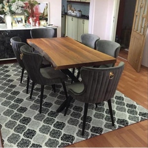 Black Walnut Table, Handmade Table, Live Edge Table, Walnut Table, Dining Table, Custom Walnut Table, Walnut Dining Table, Walnut Wood