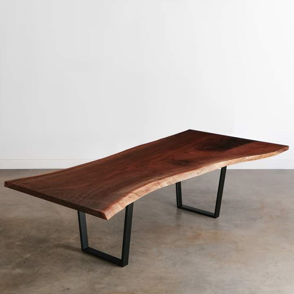 Live Edge Kitchen Table, Live Edge Table, Walnut Table, Solid American