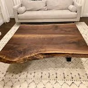 Solid Wood Table, Black Walnut Table, Handmade Table, Live Edge Table, Walnut Table, Dining Table, Custom Table, Walnut Dining Table