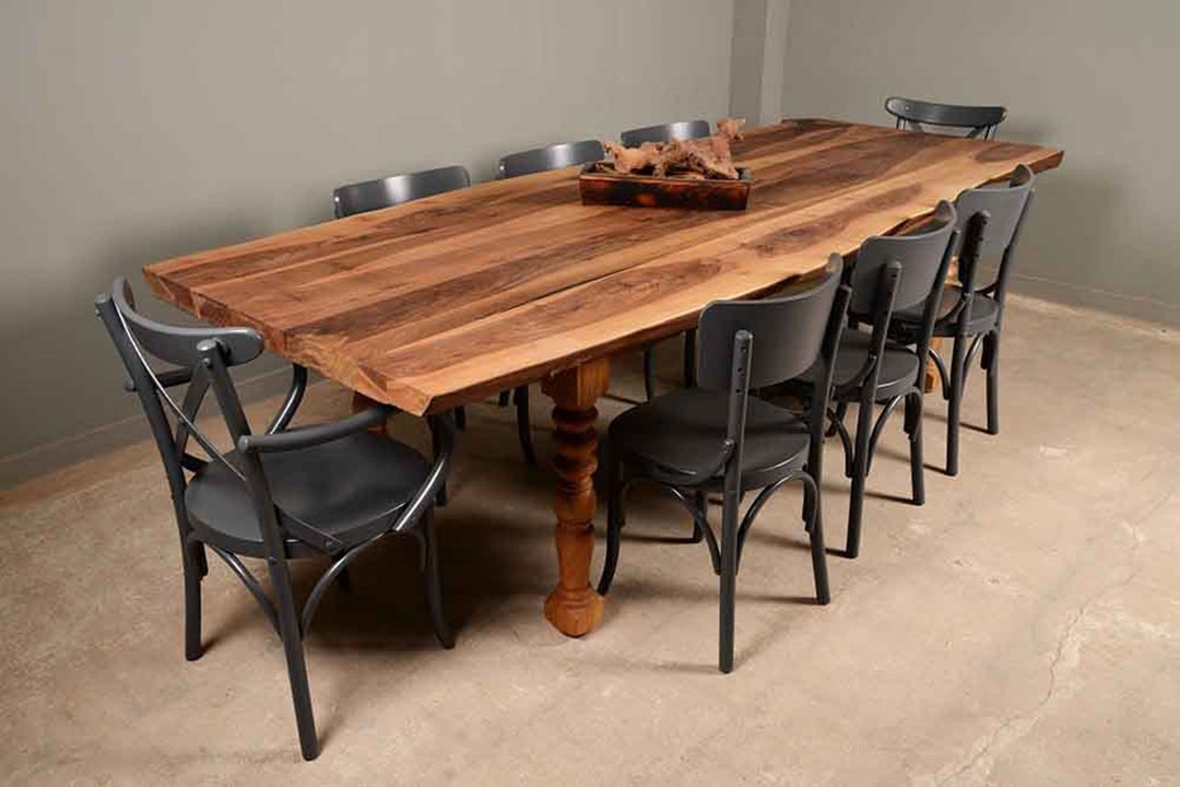 Live Edge Walnut Table, Live Edge Coffee Table , Solid American Black ...