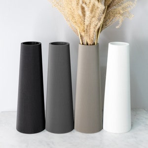 Vase DUBAI - Dekovase - Blumenvase - wasserdicht - Dekoration - Trockenblumen - Pampasgras - Schnittblumen - 3D Druck