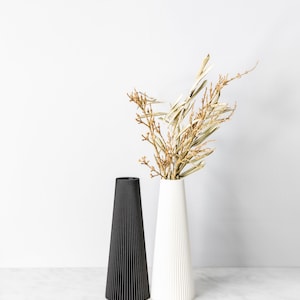 Vase AMSTERDAM decorative vase flower vase waterproof decoration dried flowers pampas grass cut flowers 3D printing image 2