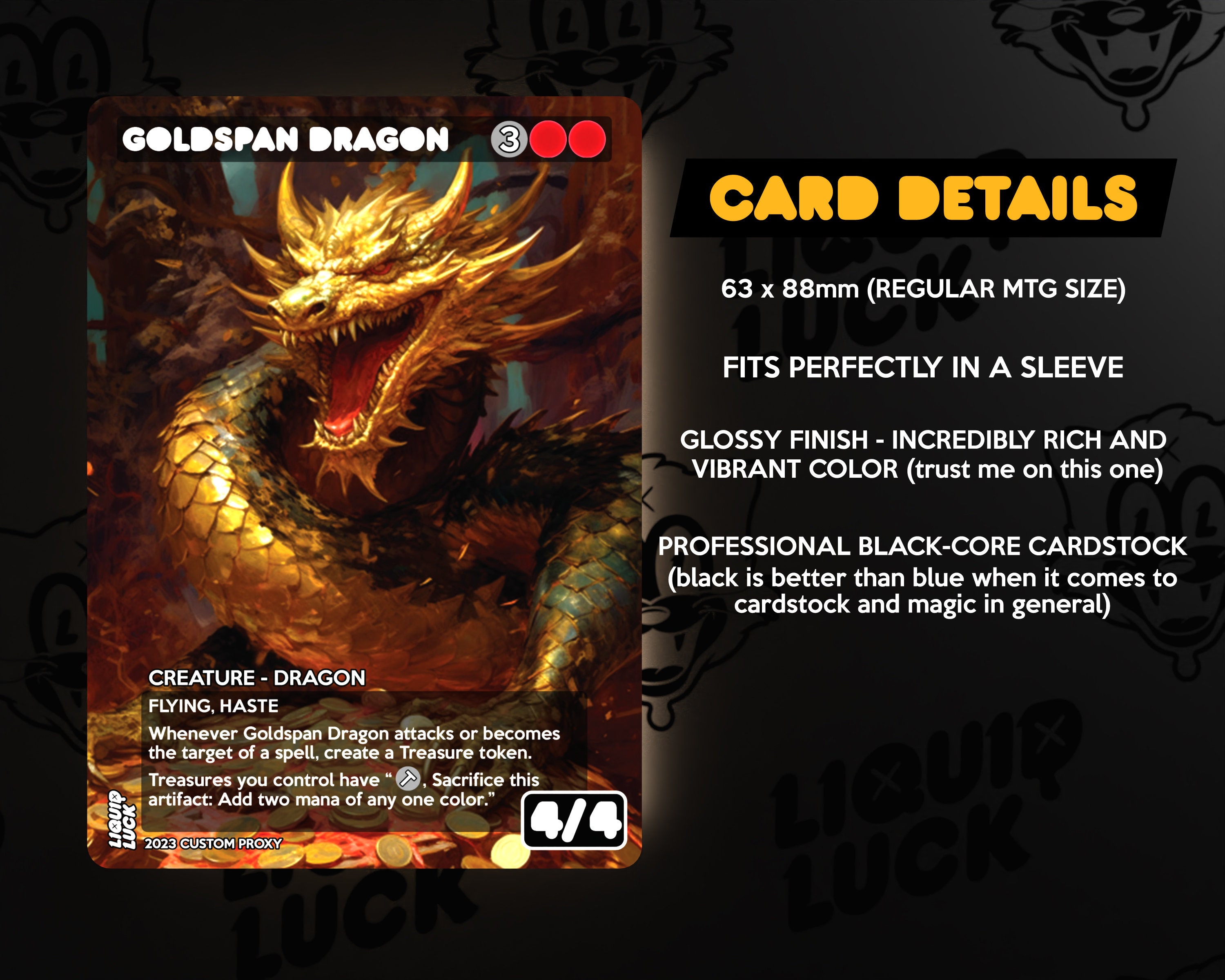 Combo Crown of Flames +Nexus Wardens +Goldspan Dragon + Magic: the
