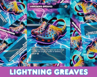MTG Proxy Lightning Greaves - Full Art Custom Commander Cards for EDH/CEDH - Artifacts Proxies, Sol Ring, Mana Crypt, Mana Vault