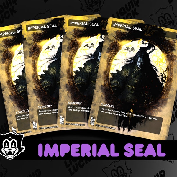 Imperial Seal MTG Proxy - Full Art Custom Mtg Commander Proxy