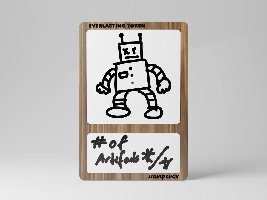 Dry Erase Tokens for MTG, MTG Counters walnut Etsy