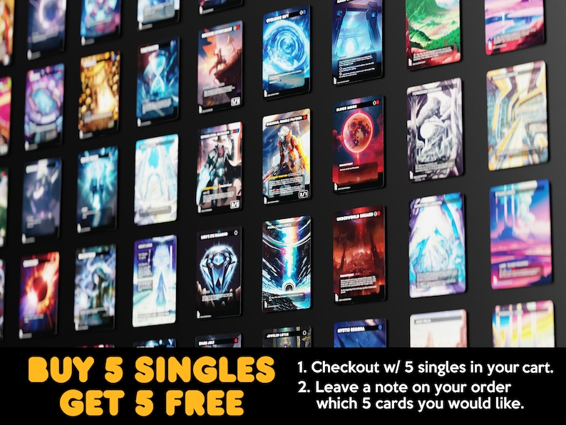 Saproling MTG Tokens Full Art Custom Tokens / Commander Etsy