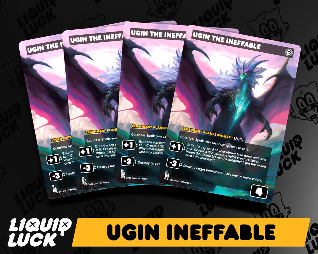 UGIN, THE SPIRIT DRAGON - HQ Proxy Holo Sticker