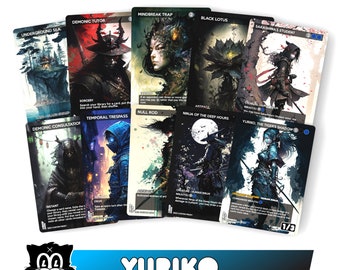 Yuriko, the Tiger's Shadow MTG Gifts - Complete Commander Proxy Deck (cEDH) with 108 Cards and Bonus Cards - Ready to Play MTG Ninja Anime