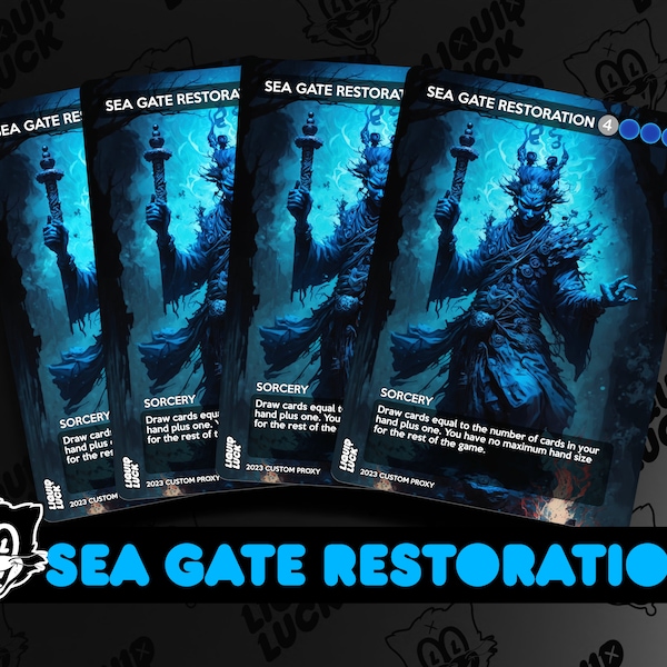 Sea Gate Restoration MTG Proxy - Full Art Custom Mtg Commander Proxy