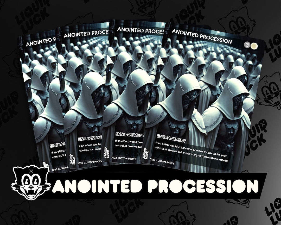 Anointed Procession Full Art Custom Mtg Commander Proxy Etsy