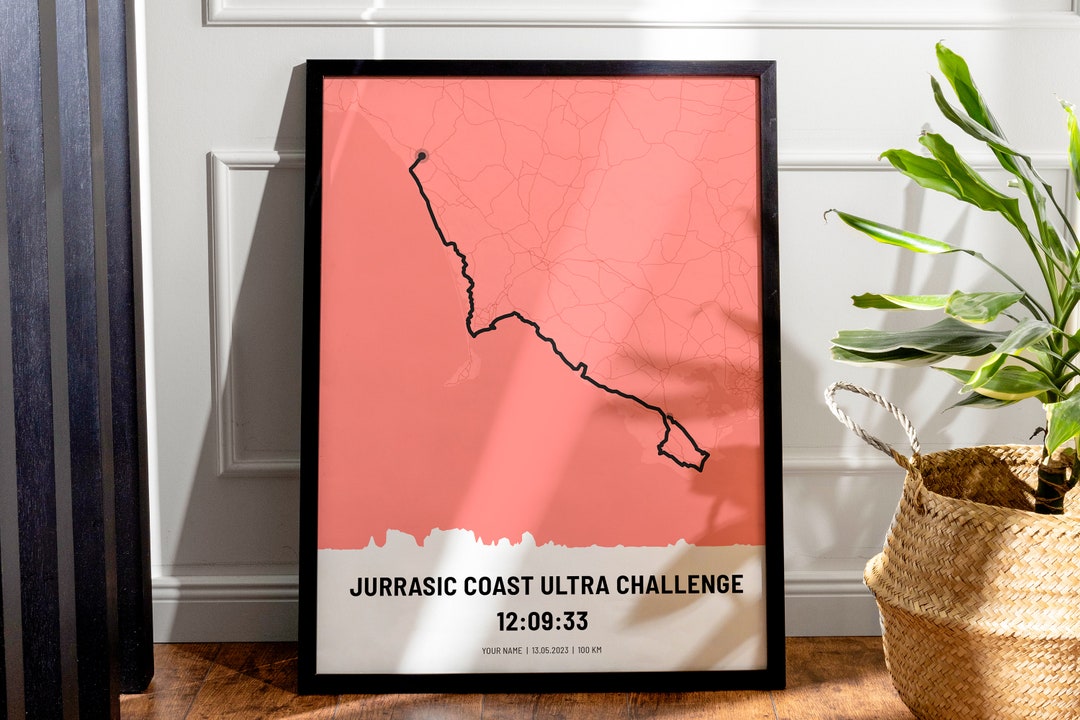 Custom Running Route Map Personalize Any Marathon, Half, 10k, 5k or ULTRA - Etsy