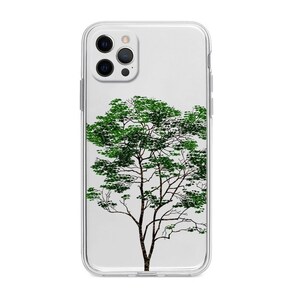 Custom Universal Anti-fall Phone Case Creative iPhone 14 13 12 11 SE Personalized Lush Tree image 4