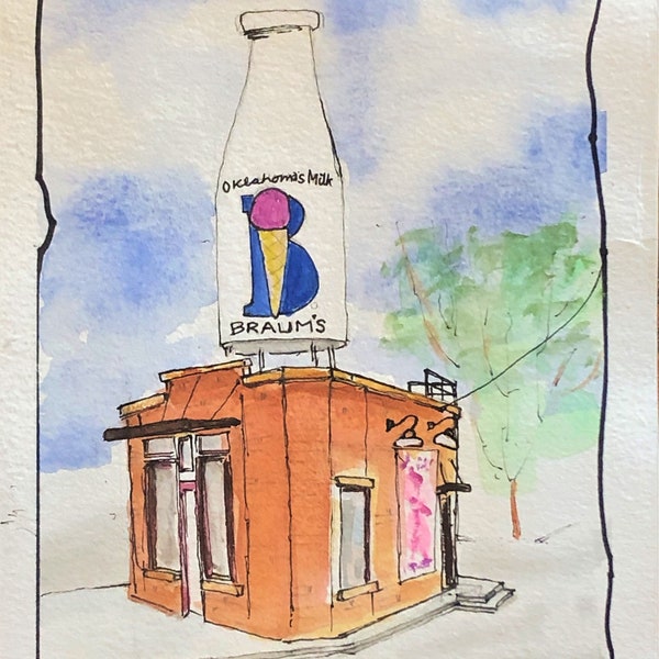 Braum's Milk Bottle Building - Oklahoma City, OK - Downtown, Bricktown, Midtown