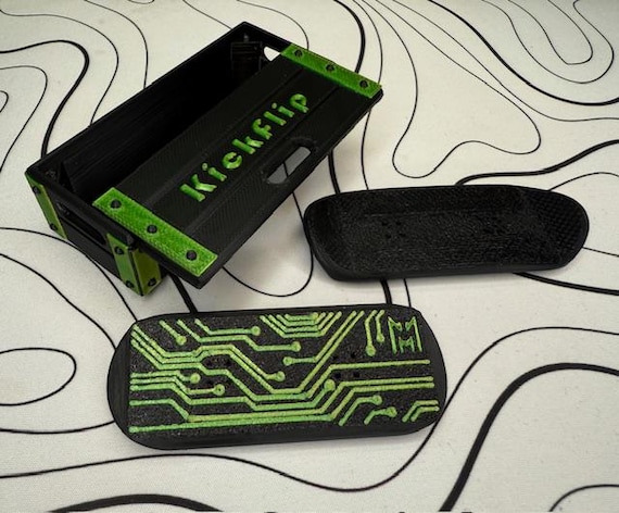 Kickflip Magnetic Skateboard Fidget – Premium Haptic EDC Slider - Etsy