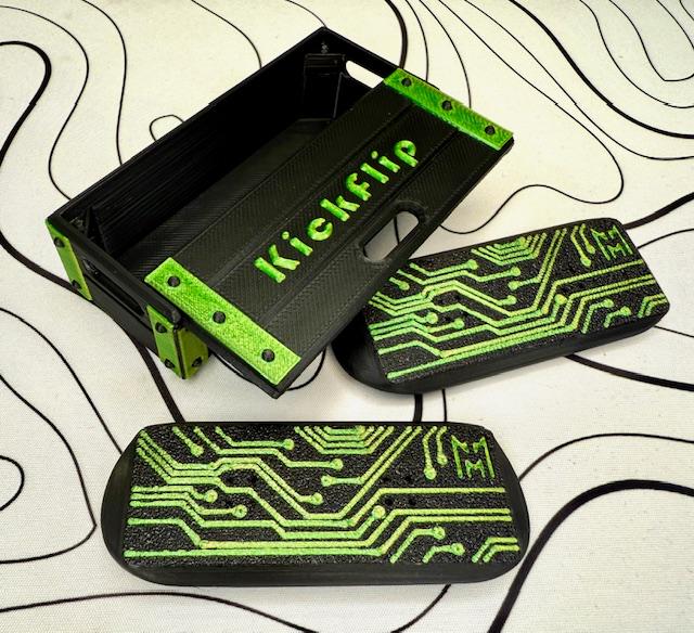 Kickflip Magnetic Skateboard Fidget – Premium Haptic EDC Slider - Etsy